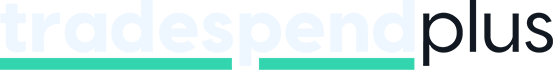 A logo labeled tradespend plus